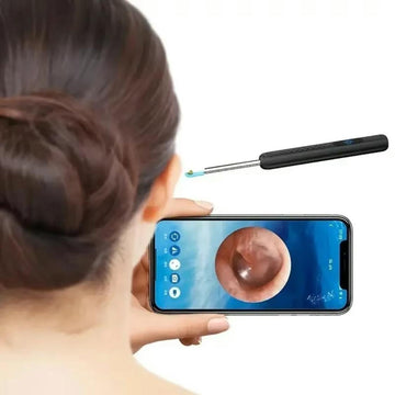 Ear Wax Removal Tool with 8 Pcs Set, Ear Cleaner with Camera, 6 Ear Spoons, iOS & Android Compatible, FSA HSA Eligible, Christmas Gift