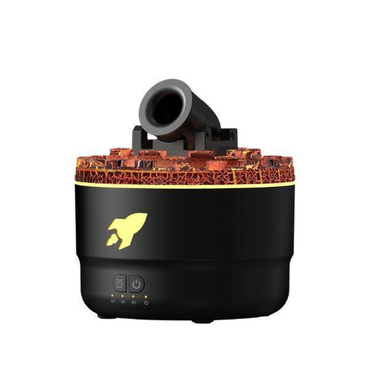 Cannon-Shaped Aroma Diffuser, Home Desktop Humidifier, Creative Mist Sprayer, Colorful Atmosphere Lamp, Spit Smoke Ring Aromatherapy Machine