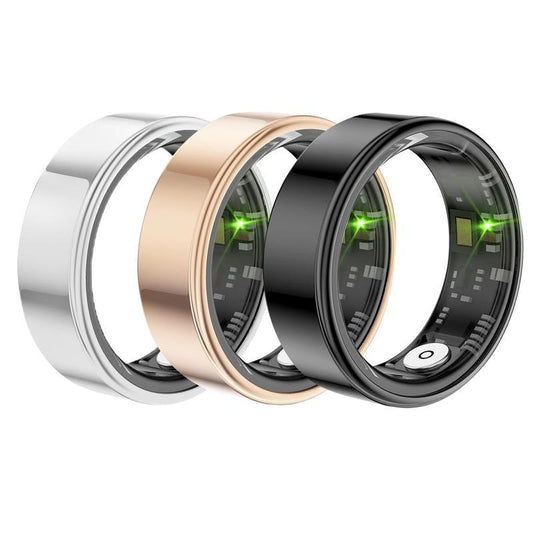 Smart Ring, Waterproof Tracking Fitness Ringwith Sleep, Heart Rate & Blood pressureMonitoring, Stylish Wearable for Men & Women gift Bluetooth Medical,with charging box