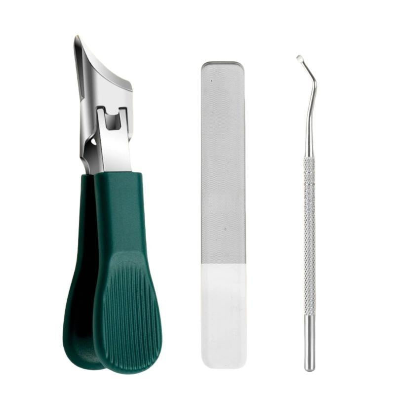 Eagle Beak Beveled Nail Clippers Set of High-Grade Thick Clippers with Large Opening in White, Black, Green, and Orange Colors cutter Foot